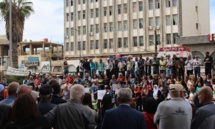 محتجون وسط مدينة السويداء يطالبون بإسقاط النظام السوري- 4 من تشرين الأول 2023 (السويداء24/ فيس بوك) محتجون وسط مدينة السويداء يطالبون بإسقاط النظام السوري- 4 من تشرين الأول 2023 (السويداء24/ فيس بوك)