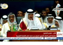 أمير قطر في القمة : حسن الجوار مع ايران لا يعنى التدخل