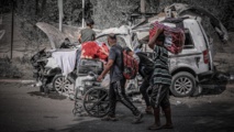 الطفلة هبة نزحت من بيت لاهيا شمال القطاع إلى مدرسة هارون الرشيد في محافظة خانيونس (جنوب) هربا من الغارات الإسرائيلية- الاناضول الطفلة هبة نزحت من بيت لاهيا شمال القطاع إلى مدرسة هارون الرشيد في محافظة خانيونس (جنوب) هربا من الغارات الإسرائيلية- الاناضول