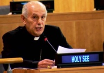 مراقب الكرسي الرسولي الدائم لدى منظمة الأمم المتحدة رئيس الأساقفة غابرييلي كاتشا- اكي