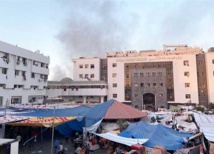 ارشيفية لمستشفى الشفاء بغزة قبل الاقتحام الاسرائيلي - مواقع تواصل
