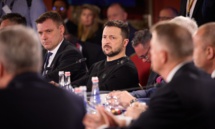 الرئيس الأوكراني يشارك في قمة البحار الثلاثة في ليتوانيا- 11 من نيسان 2024 (زيلينسكي/ إكس) الرئيس الأوكراني يشارك في قمة البحار الثلاثة في ليتوانيا- 11 من نيسان 2024 (زيلينسكي/ إكس)