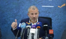 رئيس التيار الوطني الحر، جبران باسيل، في مؤتمر صحفي- 4 أيار 2024 (بيروت إنترناشيونال) رئيس التيار الوطني الحر، جبران باسيل، في مؤتمر صحفي- 4 أيار 2024 (بيروت إنترناشيونال)