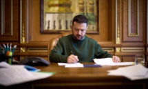 الرئيس الأوكراني فولوديمير زيلينسكي- 9 من أيار 2024 (زيلينيسكي/ إكس) الرئيس الأوكراني فولوديمير زيلينسكي- 9 من أيار 2024 (زيلينيسكي/ إكس)