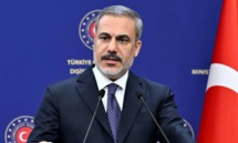 وزير الخارجية التركي حقان فيدا في أحد المؤتمرات لوزارة الخارجية التركية. (وكالة الأناضول) وزير الخارجية التركي حقان فيدا في أحد المؤتمرات لوزارة الخارجية التركية. (وكالة الأناضول)