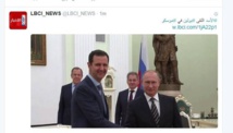 بوتين يبدأ اتصالات دبلوماسية حول سوريا غداة استقباله الاسد بوتين يبدأ اتصالات دبلوماسية حول سوريا غداة استقباله الاسد