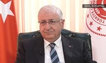 وزير الدفاع التركي يشار غولر في مقابلة تلفزيونية مع قناة "tv 100" التركية - 12 من تشرين الثاني 2024 (tv 100/ لقطة شاشة) وزير الدفاع التركي يشار غولر في مقابلة تلفزيونية مع قناة "tv 100" التركية - 12 من تشرين الثاني 2024 (tv 100/ لقطة شاشة)