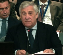 وزير الخارجية والتعاون الدولي الإيطالي أنطونيو تاياني- اكي وزير الخارجية والتعاون الدولي الإيطالي أنطونيو تاياني- اكي