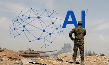 جندي بقوات النظام السوري بالقرب من آلية عسكرية على إحدى جبهات القتال في سوريا (تعديل عنب بلدي) جندي بقوات النظام السوري بالقرب من آلية عسكرية على إحدى جبهات القتال في سوريا (تعديل عنب بلدي)