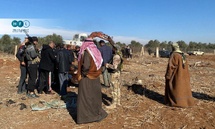 مقبرة جماعية في مدينة إزرع شمال شرقي درعا - 16 كانون الأول 2024 (تجمع أحرار حوران) مقبرة جماعية في مدينة إزرع شمال شرقي درعا - 16 كانون الأول 2024 (تجمع أحرار حوران)