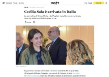 نبأ عودة الصحافية الايطالية التي سجنتها ايران نبأ عودة الصحافية الايطالية التي سجنتها ايران