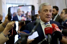 وزير الخارجية الايطالي أنطونيو تايانيفي دمشق - اكي وزير الخارجية الايطالي أنطونيو تايانيفي دمشق - اكي