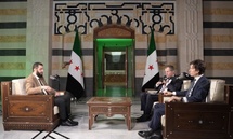 من مقابلة أحمد الشرع مع الصحفي والسياسي البريطاني أليستر كامبل - 10 شباط 2025 (ALASTAIR CAMPBELL) من مقابلة أحمد الشرع مع الصحفي والسياسي البريطاني أليستر كامبل - 10 شباط 2025 (ALASTAIR CAMPBELL)