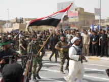 مقاتلو الحشد الشعبي يحتجون على تواجد قوات تركية بالعراق