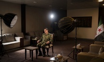 قائد قوات سوريا الديمقراطية (قسد) مظلوم عبدي في مدينة الحسكة شمال شرقي سوريا - 2 شباط 2025 (AP) قائد قوات سوريا الديمقراطية (قسد) مظلوم عبدي في مدينة الحسكة شمال شرقي سوريا - 2 شباط 2025 (AP)