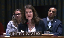 السفيرة الأمريكية دوروثي شيا في إحاطة لها أمام مجلس الأمن- 12 من شباط 2025 (الخارجية الأمريكية) السفيرة الأمريكية دوروثي شيا في إحاطة لها أمام مجلس الأمن- 12 من شباط 2025 (الخارجية الأمريكية)