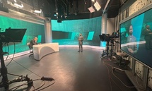 خلال التحضير لأحد البرامج عبر قناة الاخبارية السورية - 5 نيسان 2025 (سانا) خلال التحضير لأحد البرامج عبر قناة الاخبارية السورية - 5 نيسان 2025 (سانا)