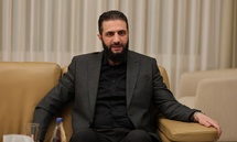 الرئيس السوري للمرحلة الانتقالية أحمد الشرع - 21 نيسان 2025 (رئاسة الجمهورية) الرئيس السوري للمرحلة الانتقالية أحمد الشرع - 21 نيسان 2025 (رئاسة الجمهورية)