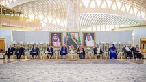 الرئيس الاميركي دونالد ترامب بضيافة الامير محمد بن سلمان - واس الاناضول