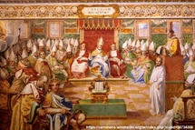 لوحة جدارية لمجمع نيقية التاريخي - - ويكيبيديا