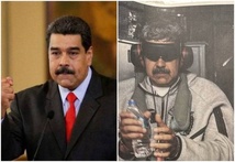 مادورو قبل وبعد اعتقاله مادورو قبل وبعد اعتقاله