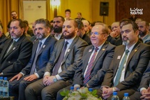 الوزير واركان وزارة الثقافة في المقدمة- سانا