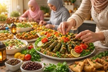 تزيين موائد الطعام في سوريا بين الذوق الشخصي وكرم الضيافة تزيين موائد الطعام في سوريا بين الذوق الشخصي وكرم الضيافة