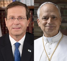 البابا و الرئيس الإسرائيلي يتسحاق هرتسوغ - اكي البابا و الرئيس الإسرائيلي يتسحاق هرتسوغ - اكي