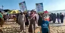احتجاجات في عين منين بسببئر ومياه - مواقع تواصل