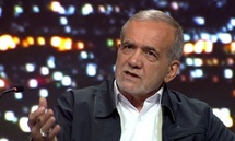 الخبر عن كلمة ألقاها الرئيس الإيراني عبر التلفزيون الرسمي- ايه ايه