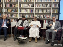 المشاركون في حوار ندوة كتارا عن كتاب "في الطريق الى بيت ولادة" المشاركون في حوار ندوة كتارا عن كتاب "في الطريق الى بيت ولادة"
