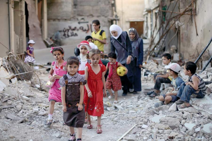 احياء حلب الشرقية تدخل يومها الثاني دون غارات عشية هدنة انسانية