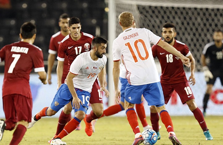 قطر تفوزعلى روسيا