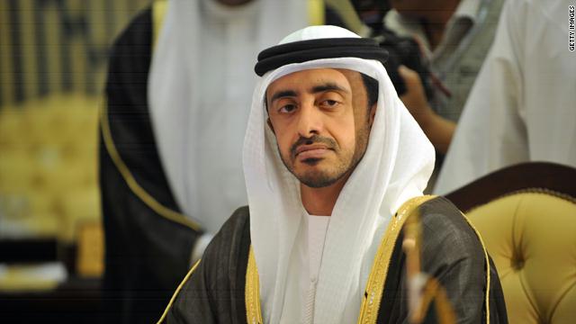 الشيخ عبدالله بن زايد وزير خارجية الامارات