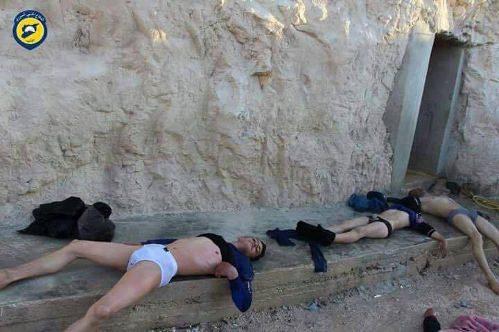 السارين يظهر من جديد في خان شيخون بمحافظة ادلب 