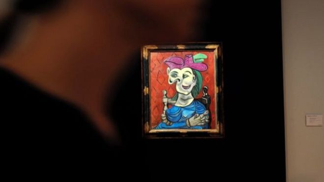 لوحة بيكاسو "امرأة جالسة" تباع بمبلغ 45 مليون دولار