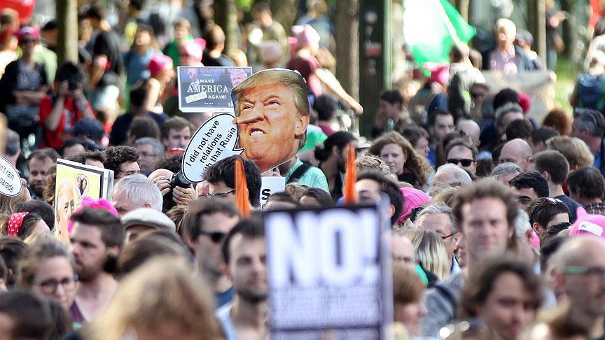 مظاهرات في بروكسل ضد ترامب الذي وصفها ب"حفرة جهنم "