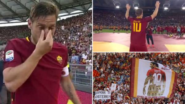 لحظة وداع توتي الحدث الأبرز في ختام الدوري الإيطالي