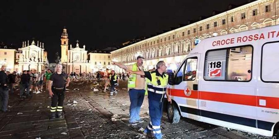 إصابة 1400 شخص في تدافع بمدينة تورينو الايطالية بعد نهائي دوري أبطال أوروبا