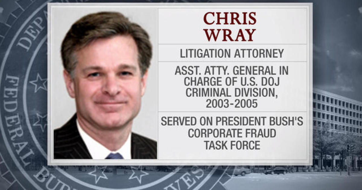 ترامب يرشح كريستوفر راي لرئاسة مكتب التحقيقات الاتحادي