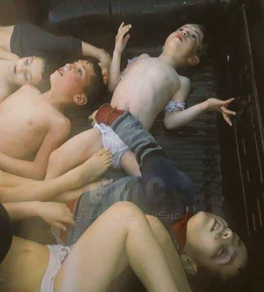 أهالي خان شيخون يحيون ذكرى مرور مئة يوم على ضحايا الغازات