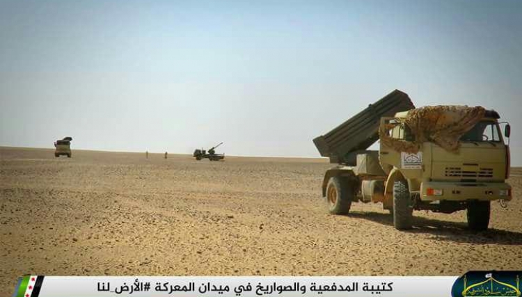  معركة البادية السورية تهدد طريق ايران نحو الساحل