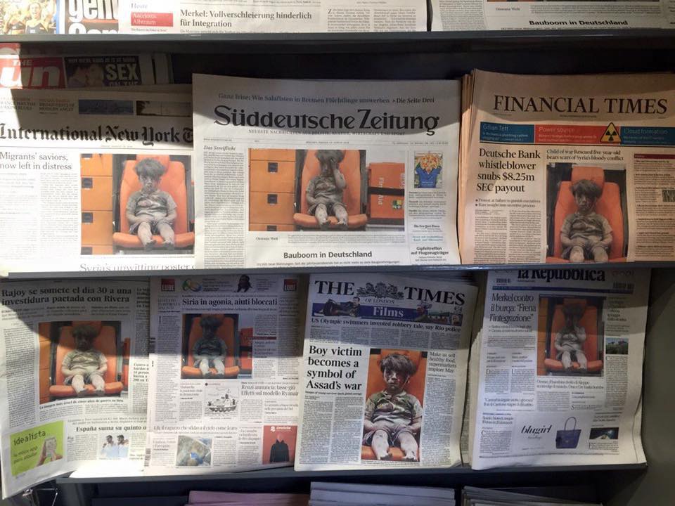 الطفل عمران الحلبي ضحية حرب الصور ما زال يثير الغضب