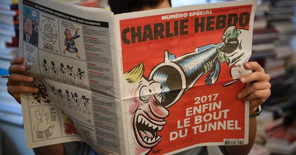 "شارلي إيبدو" تلقت تهديدات بالقتل لنشرها كاريكاتيرا لمفكر اسلامي