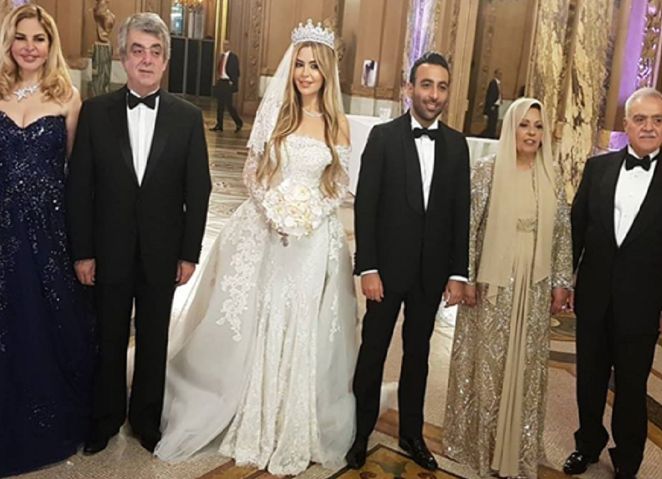 حفل زفاف أسطوري لحفيدة عبدالحليم خدام ورجل اعمال لبناني في باريس