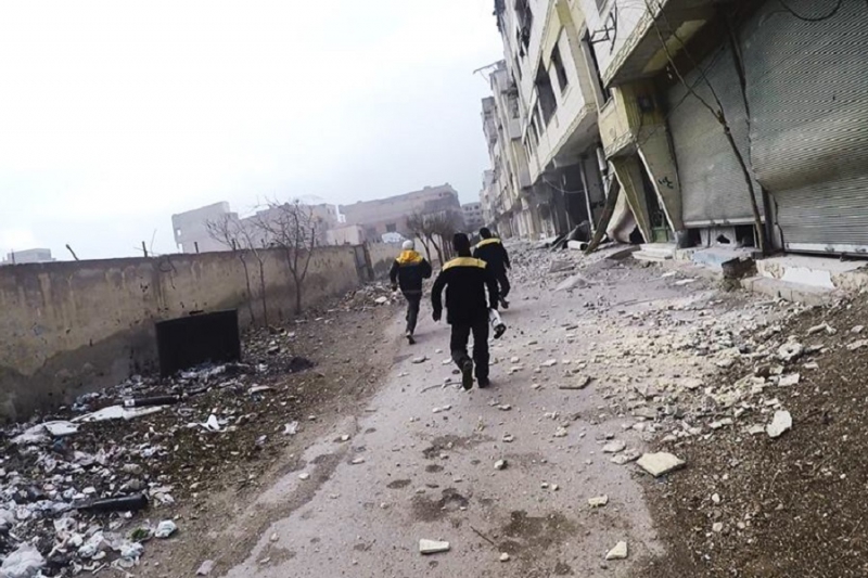  الغوطة الشرقية تحت الناروالقصف يتركز على حرستا وحمورية وعربين