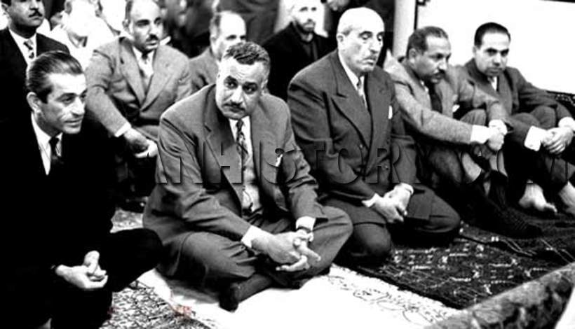 جمال عبد الناصر وشكري القوتلي