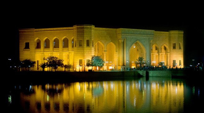 قصر لصدام يتحول لمبنى للجامعة الامريكية جنوب غربي بغداد