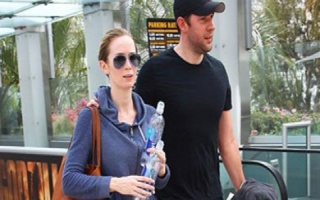 إيملي بلونت وزوجها