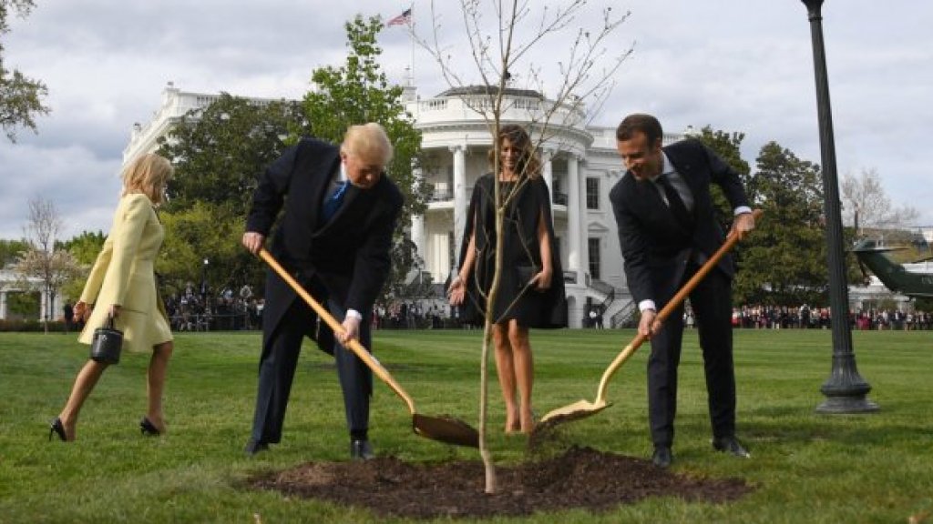 أكثر من ملف بين ترامب وماكرون في محادثات البيت الأبيض